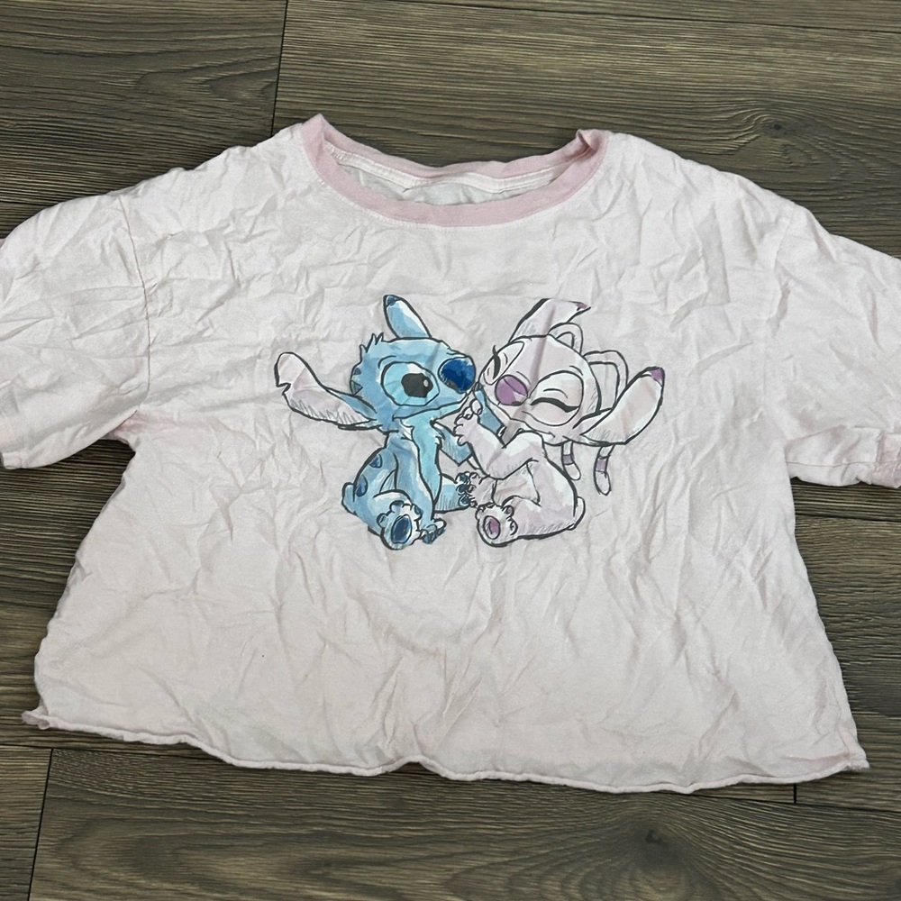 Disney Pink Stitch Short Sleeve Tee